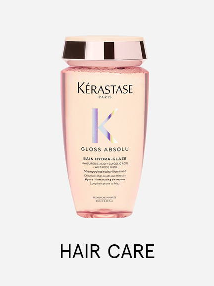 KÉRASTASE PARIS K GLOSS ABSOLU BAIN HYDRA-GLAZE HYALURONIC ACID GLYCOLIC ACID WILD ROSE IN OIL Shampooing hydra-illuminant Cheveux longs sujets aux fr