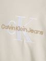  סווטשירט קפוצ'ון עם רקמת לוגו של CALVIN KLEIN