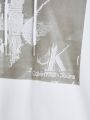  סווטשירט קפוצ'ון עם הדפס / יוניסקס של CALVIN KLEIN