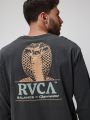 טי שירט הדפס לוגו של RVCA