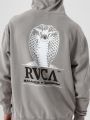  גופייה עם הדפס נחש ולוגו של RVCA