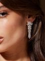  עגילי Crystal cascading Earrings L / נשים של KEREN WOLF