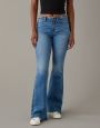  מכנסי ג'ינס LOW-RISE FLARE של AMERICAN EAGLE