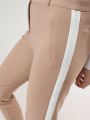 מכנסיים מחוייטים סלים עם סטריפיםמכנסיים מחוייטים סלים עם סטריפים של TERMINAL X image №4