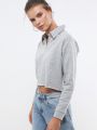  חולצת קרופ פולו עם שרוולים ארוכים של TERMINAL X