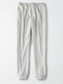  מכנסי טרנינג עם סטריפים בהדפס לוגו ניאון רץ / נשים של AMERICAN EAGLE
