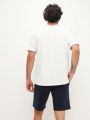מכנסי פוטר קצרים עם רקמת לוגו / גבריםמכנסי פוטר קצרים עם רקמת לוגו / גברים של GAP image №3