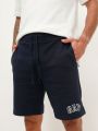 מכנסי פוטר קצרים עם רקמת לוגו / גבריםמכנסי פוטר קצרים עם רקמת לוגו / גברים של GAP image №4