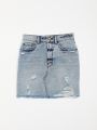  חצאית מיני ג'ינס עם קרעים BDG של URBAN OUTFITTERS