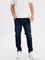ג'ינס סקיני שטיפה כהה Ateleticג'ינס סקיני שטיפה כהה Ateletic של AMERICAN EAGLE image №1
