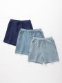  מארז 3 מכנסיים קצרים פרנץ' טרי בצבעים שונים / 3M-8Y של TERMINAL X KIDS
