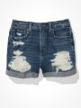 ג'ינס קצר MOM SHORT עם קרעים / נשים של AMERICAN EAGLE