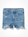  ג'ינס קצר בסיומת קרעים 90S Boyfriend / נשים של AMERICAN EAGLE