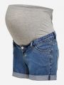  ג'ינס קצר עם קיפולים בסיומת לנשים בהריון / נשים של ONLY