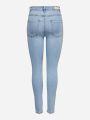  סקיני ג'ינס בגזרה גבוהה / נשים של ONLY