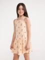  שמלה בהדפס עץ דקל של FOX