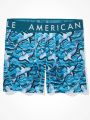  תחתוני בוקסר בהדפס כרישים של AMERICAN EAGLE