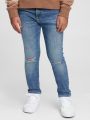  מכנסי ג'ינס סקיני עם קרעים של GAP