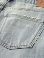  ג'ינס בגזרה ישרה עם קרעים / נשים של SCOTCH & SODA