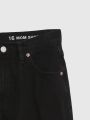  ג'ינס קצר עם סיומת קיפול של GAP