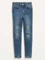  סקיני ג'ינס ארוך עם קרעים של OLD NAVY