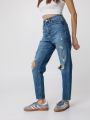  ג'ינס קרופ עם קרעים של OLD NAVY