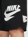  מכנסי אריג קצרים עם הדפסי לוגו של NIKE