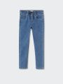  ג'ינס ארוך סקיני עם שרוכי קשירה של MANGO
