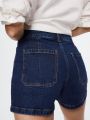  ג'ינס קצר עם כיסים של MANGO