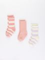  מארז 3 זוגות גרביים בהדפס פסים בצבעים שונים / ילדים של TERMINAL X KIDS