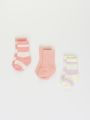  מארז 3 זוגות גרביים בהדפס בצבעים שונים / בייבי של TERMINAL X KIDS