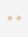  עגילים בציפוי זהב בדוגמת כוכב Celestina Stud / נשים של SHASHI