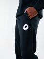  מכנסי טרנינג עם הדפס לוגו של CONVERSE