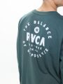  טי שירט ארוכה עם לוגו של RVCA