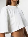  חולצת טי שירט קרופ בייסיק / נשים של TERMINAL X