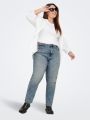  מכנסי ג'ינס בגזרת MOM / plus size של ONLY