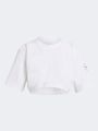  חולצת טי שירט קרופ עם לוגו Adidas By Stella Mccartney של ADIDAS BY STELLA MCCARTNEY