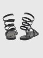  סנדלי עור ספירלה Ofis-Patent / נשים של Ancient Greek sandals