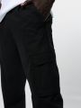  מכנסי קרגו ארוכים עם לוגו של HUGO