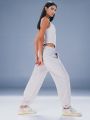 מכנסי טרנינג בגזרה רחבה / Jennifer Kim של TX COLLAB