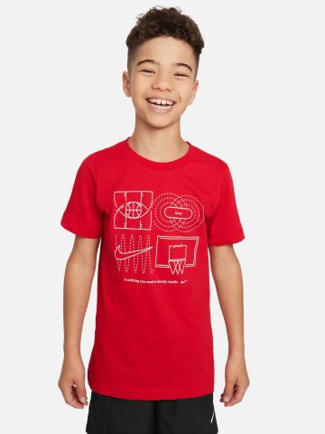 חולצת כדורסל Sportswear Culture of Basketball  / TEEN של NIKE
