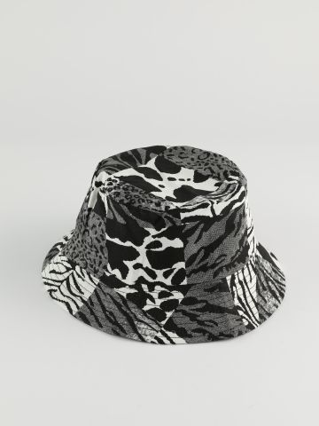 כובע באקט שחר בהדפס / נשים של YANGA