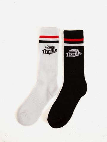 מארז 2 זוגות גרביים לוגו / גברים של THRILLS
