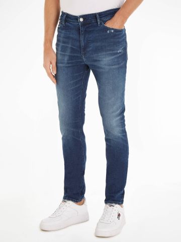 מכנסי ג'ינס סקיני ארוכים של TOMMY HILFIGER