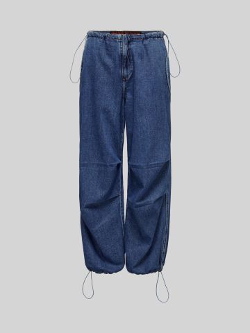 מכנסי ג'ינס ארוכים בגזרה רחבה של ONLY