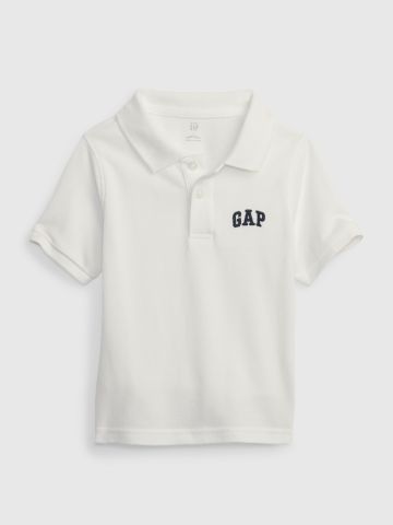 חולצת פולו פיקה עם לוגו / 0M-5Y של GAP