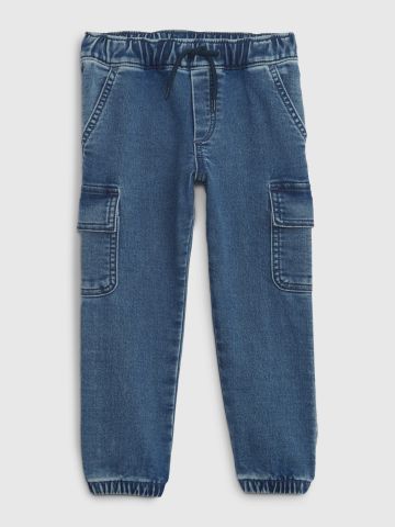 מכנסי דמוי ג'ינס קרגו / 12M-5Y של GAP
