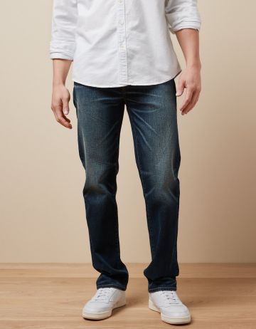 מכנסי ג'ינס DARK CLEAN ORIGINAL STRAIGHT של AMERICAN EAGLE