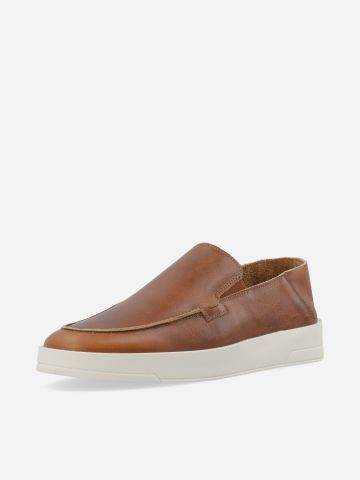 נעלי עור אלגנטיות סליפ און / גברים של BIANCO