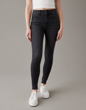 מכנסי ג'ינס SUPER HIGH-RISE JEGGING של AMERICAN EAGLE